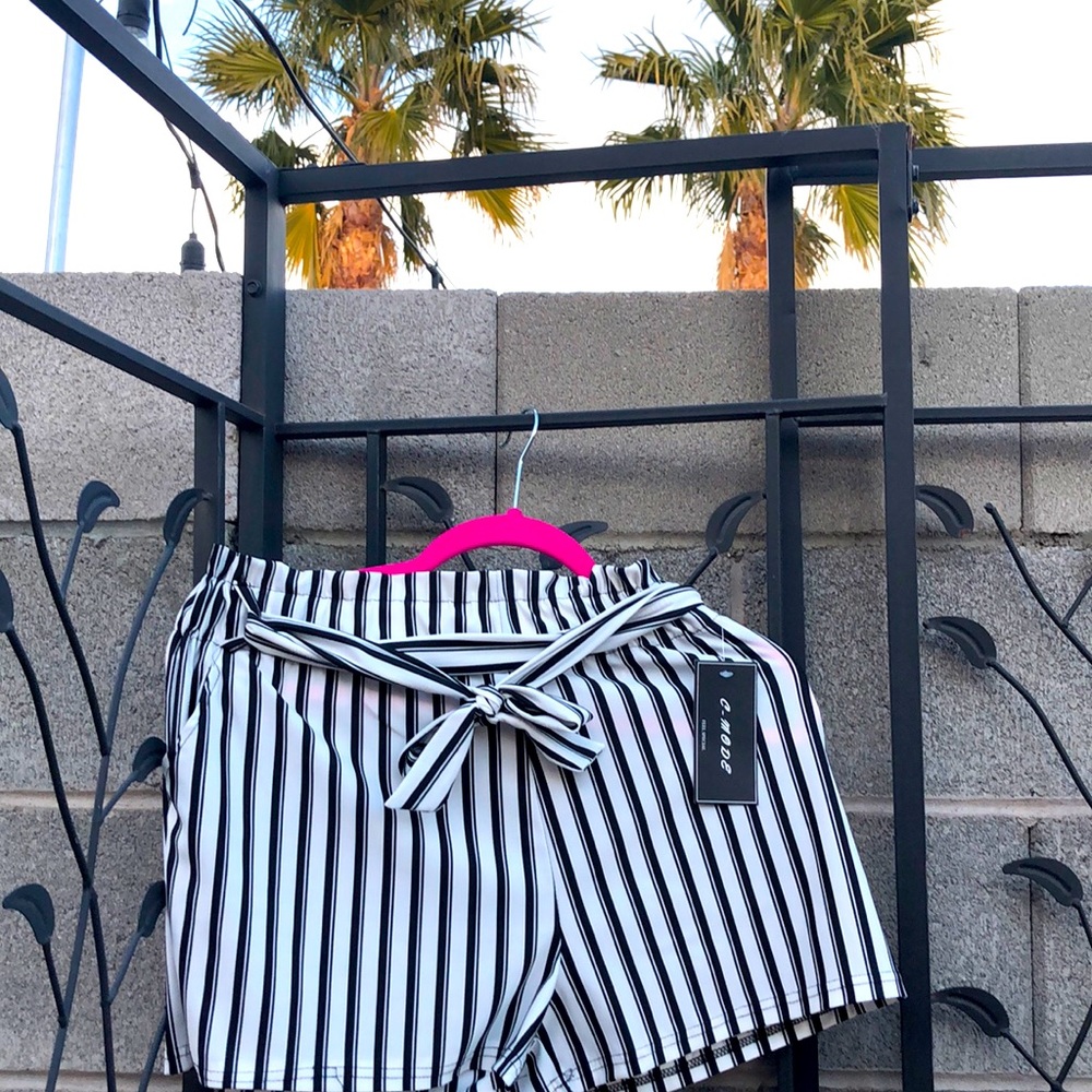 Striped shorts